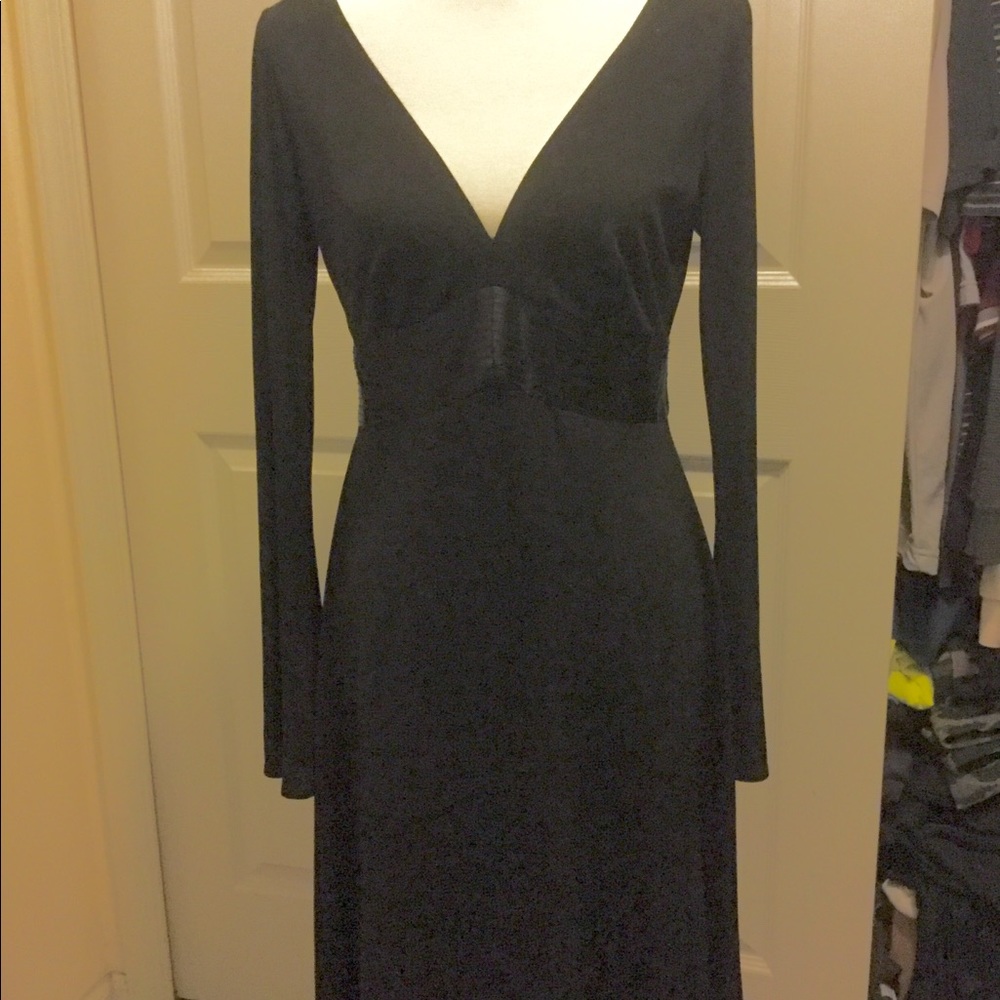 Laundry by Shelli Segal black dress, petite 8